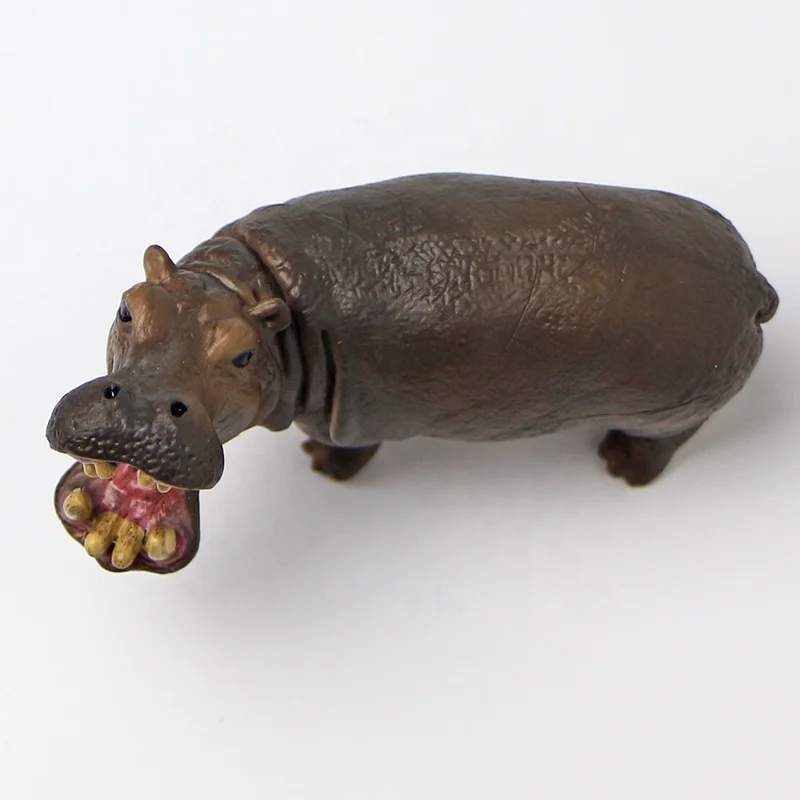 plastic pvc little hungry hippo animal toys 2020