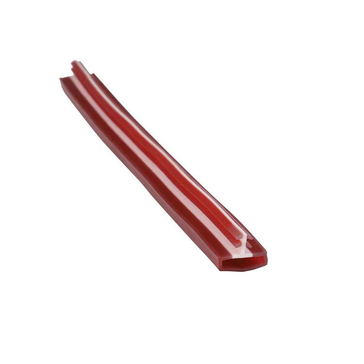 Extruded PVC Rubber Door Repair Sealing Strips Wooden Window Frame Groove Gasket Anti Collision Soundproof Red Brown