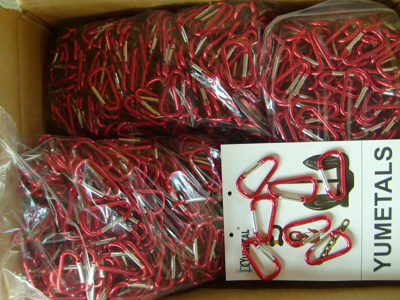 Aluminium Carabiner Snap Hook Black Color