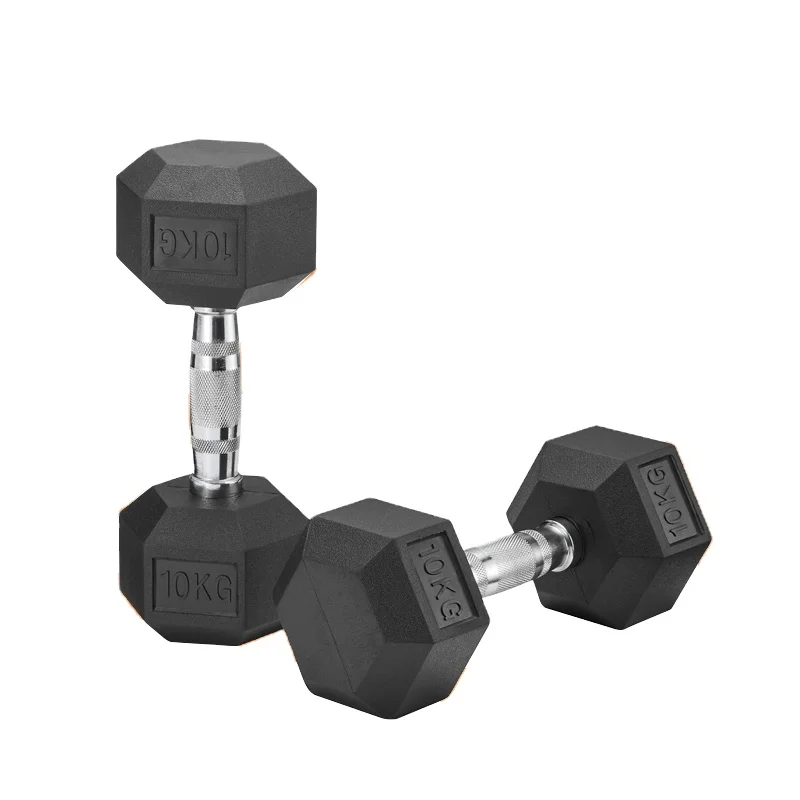 Дешевые тренажеры для спортзала, упражнения мышц, фитнеса, спортивные весы, наборы шестигранных резиновых гантелей