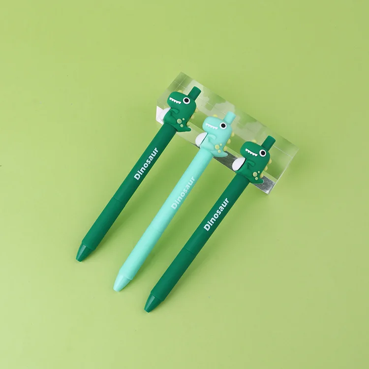 Fashion cute silicone egg dragon pressing pen small fresh and cute student writing pen