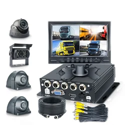 Прямая продажа с фабрики 1080P 4CH 4G GPS Wifi Мобильный DVR 4-канальный мобильный автомобиль CCTV Car