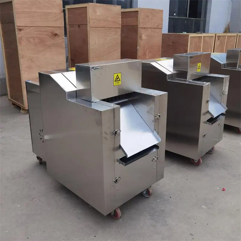 Automatic Electric meat cube cutter fish dicer cut mutton pork frozen meat cutting machine beef dicing Chicken dicing machine