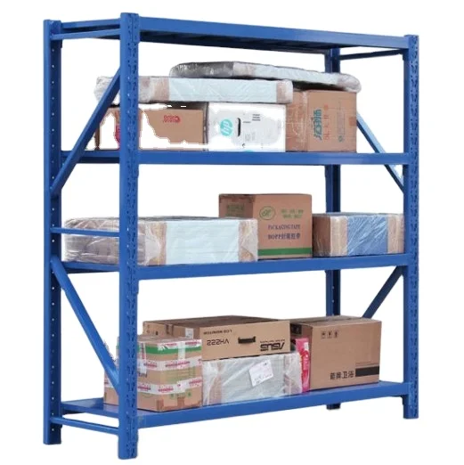 Various colors of industrial storage shelves Metal Steel shelf