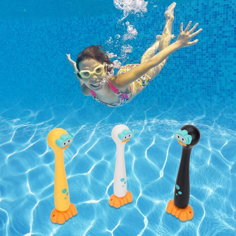 3PCS Fun Diving Sticks Pool Toys Swimming Underwater Training Water Game Dive Stick for Kids