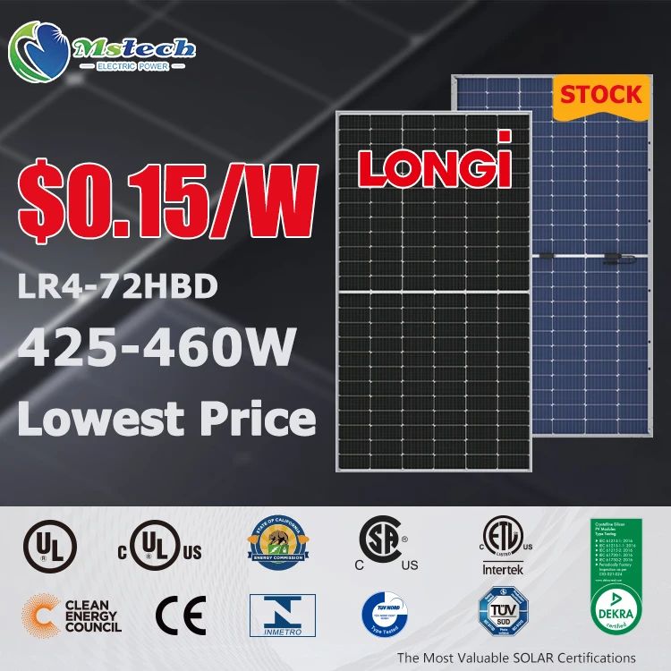 Huasun all powers solar panel 430w 435w 440w 445w 450W black frame Bifacial HJT Half Cell perovskite solar modul panel