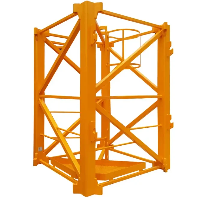 L69B2 Manganese Steel Fish Plate 2.0*2.0*3.0m Mast Section As Liebherr Tower Crane