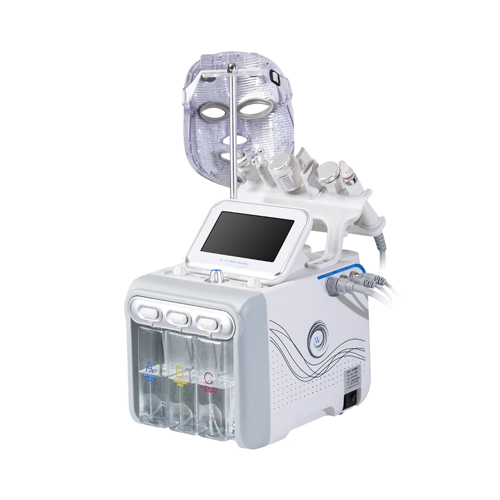 Synogal customized logo portable spa salon use face water peel skin deep cleaning hydra dermabrasion machine