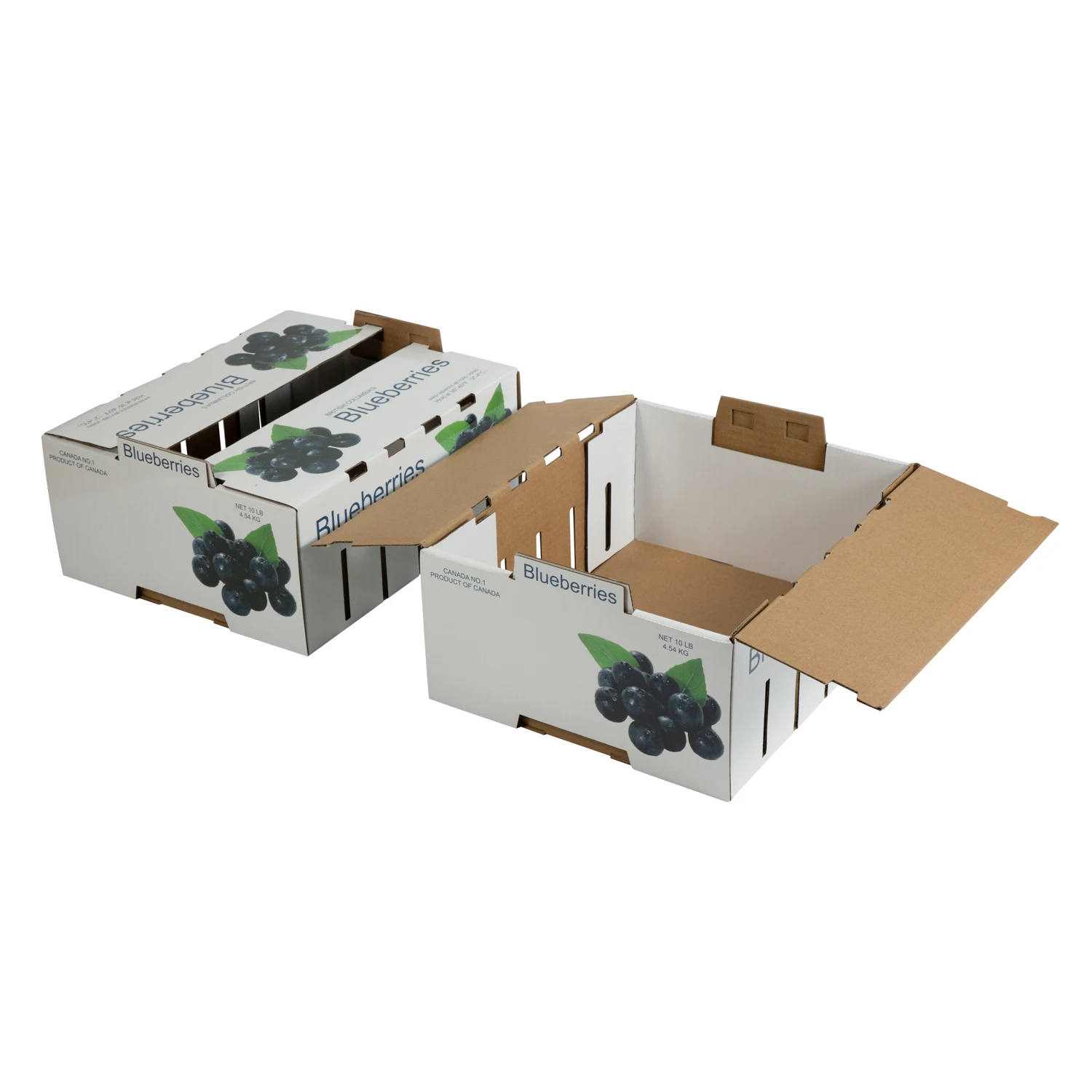 Wholesale Fruit Box Peach Grapes Tray Apple Banana Orange Fruit Packaging Corrugated Board Carton Fruit Agriculture Paper Box