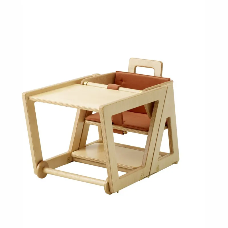 High chair kids dining Easily transformed into a play chair Child-friendly  in very high quality
