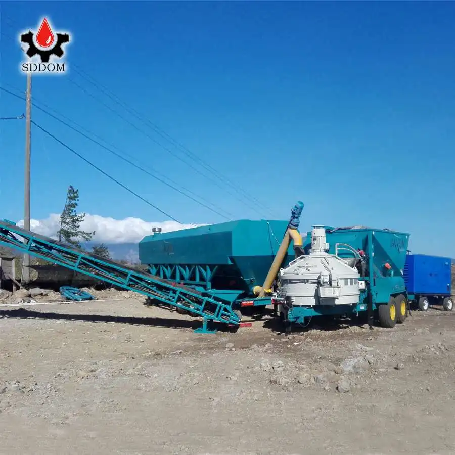MC1200 small concrete batching plant with Siemens Control system