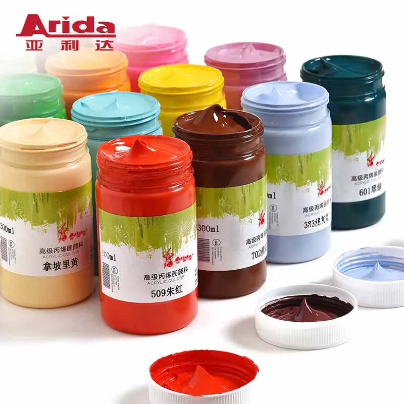 Wholesale professional 60colors 300ml outdoor acrylic art paint