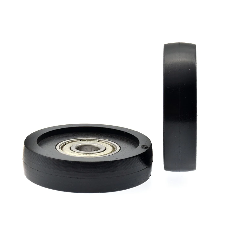 OX CNC 3d printer pulley embedded bearing plastic windows small wheel nylon POM R type 8mm