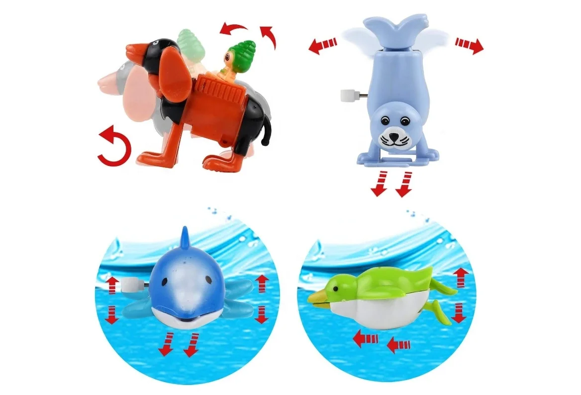 Wind-Up Toys, 24 Pack Assorted Mini Toy for Kids Party Favors