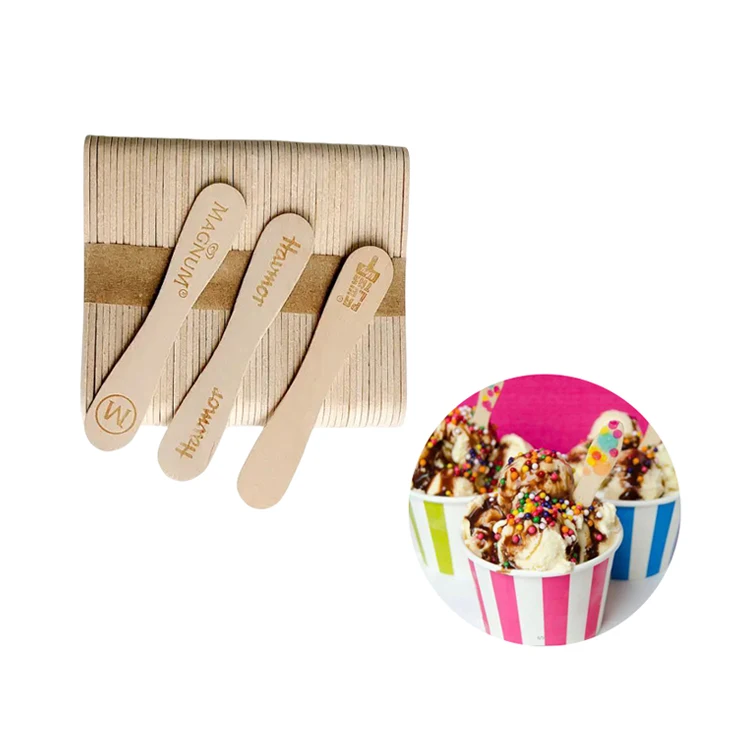 Ice cream disposable wooden spoon Disposable Wooden Ice Cream Dessert Spoons Wooden Spoons For Ice Cream