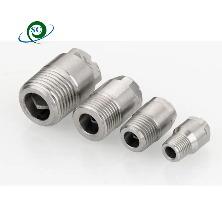SS303 large flow quare full cone nozzle for pressure washing and cleaning
