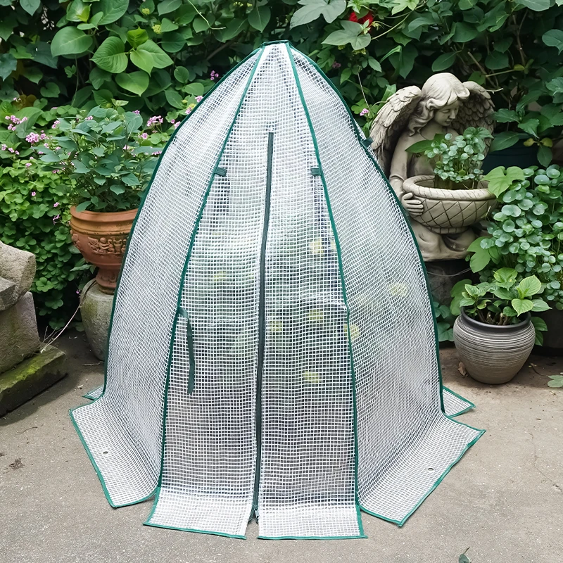 Factory Custom Design wholesale OEM Amazon best quality hexagon small plastic PVC home small portable indoor garden greenhouse