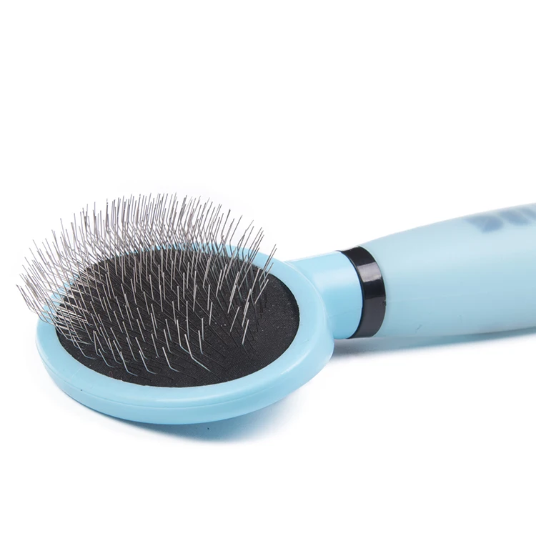 Pet Small Slicker Brush Uneasy To Break Soft Silicone Gel Handle