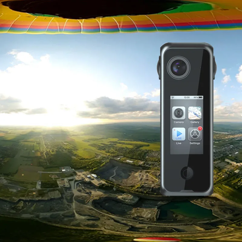 Водонепроницаемая Спортивная Экшн-камера SmartMore Mini OEM для прямой трансляции 4K 60fps 360