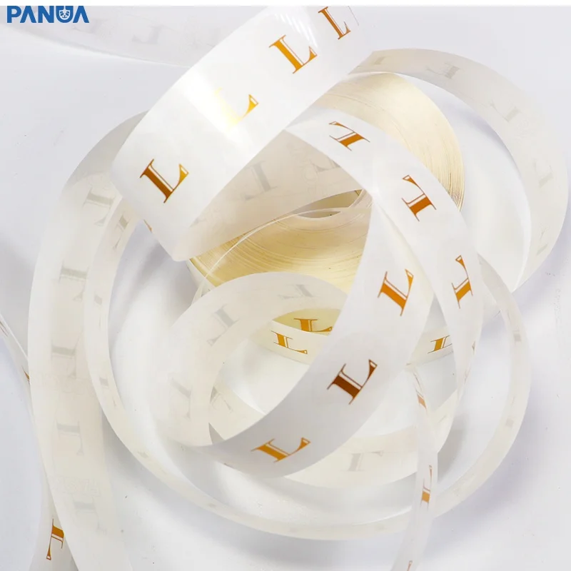 High quality custom printing lip gloss tube stickers private clear logo adhesive  vinyl lip gloss bottle labels sticker roll