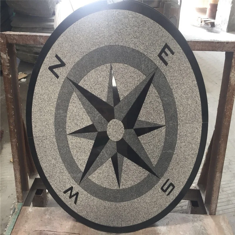 Natural Paving Stone Compass