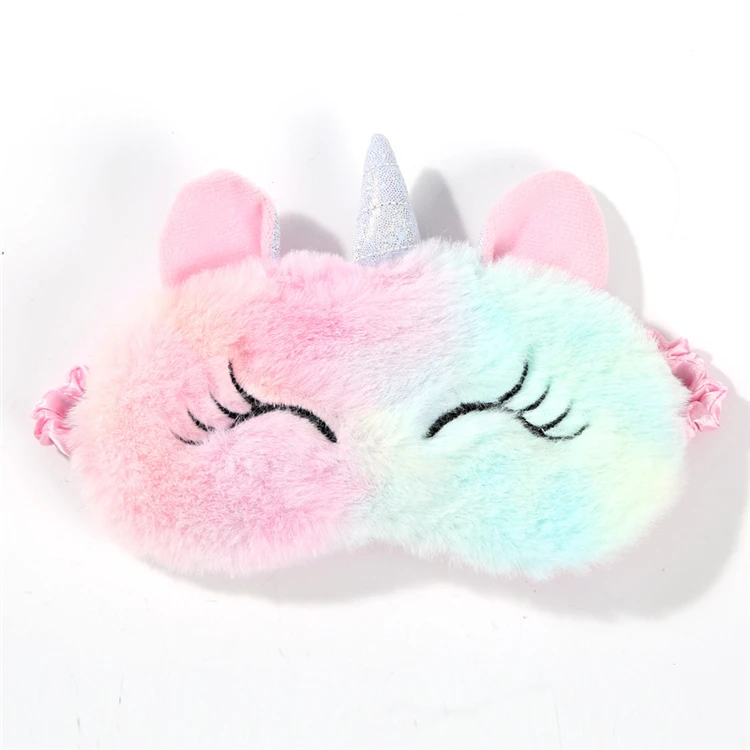 
Cute 3D Sleep Mask Plush Animal Sleeping Eye Cover for Women Girls Home Sleeping Traveling 