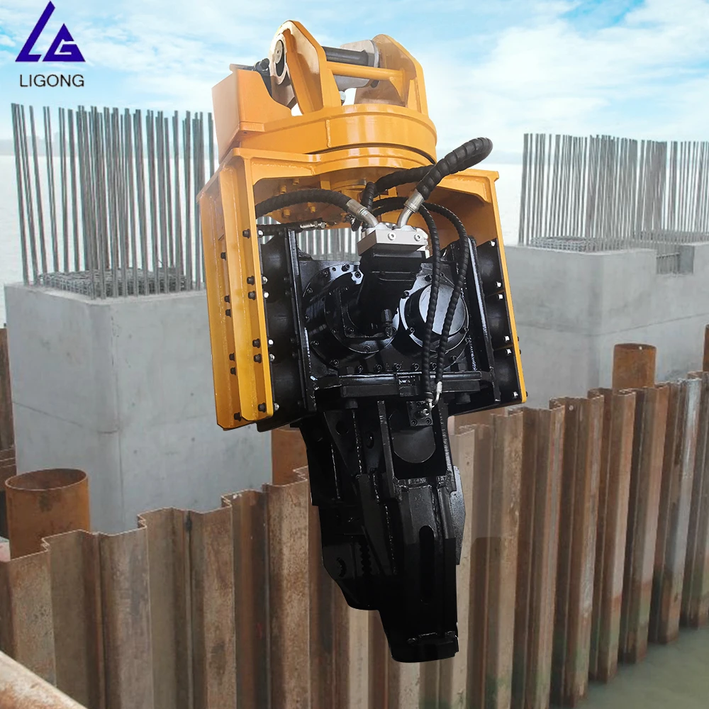 Гидравлический боковой зажим для сваи, гидравлический Вибрационный молоток, листовой Вибрационный привод