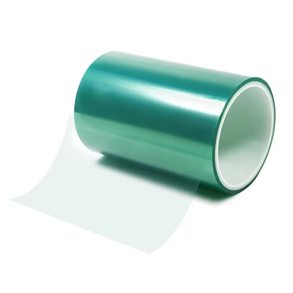 Factory Wholesale Transparent PET Silicone  Release Film For Silk Screen Printing Super Matte  Film for Hot Melt Adhesive Powder