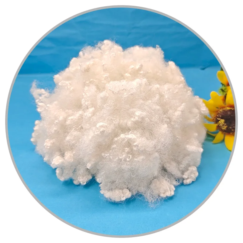China HCS hollow conjugated polyester staple fiber recycled low price