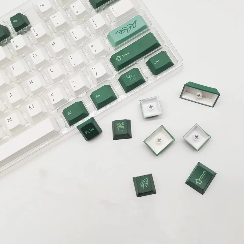 High Quality Custom Gaming keycap Set 144-Key Cherry Mx Keycaps 60 Percent Sub-Dye for Gateron Kailh Switch Botanical