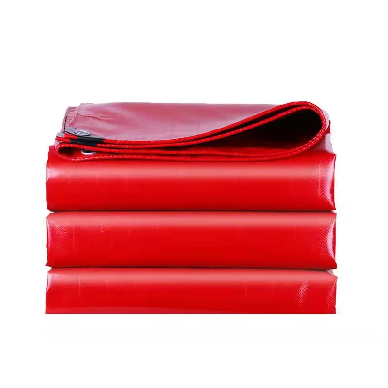china polyethylene tarpaulin factory hotsale cheap price poly tarp sheets double orange waterproof grain drying pe tarpaulin