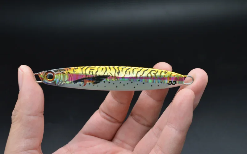 Свинец с 3D-печатью испанская скумбрия быстрая доставка люрес30g40g60g80g Ночной свет УФ-эффект высоким содержанием сурьмы
