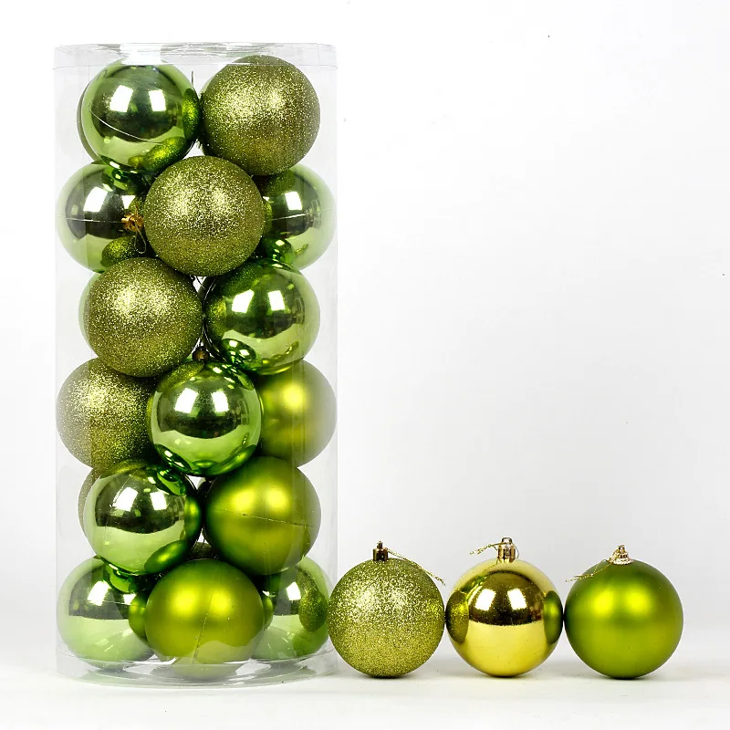 Merry Tree Factory Sales Cheap Round  Plastic Christmas Plain Ball for Holiday party Christmas Tree Hanging Pendant