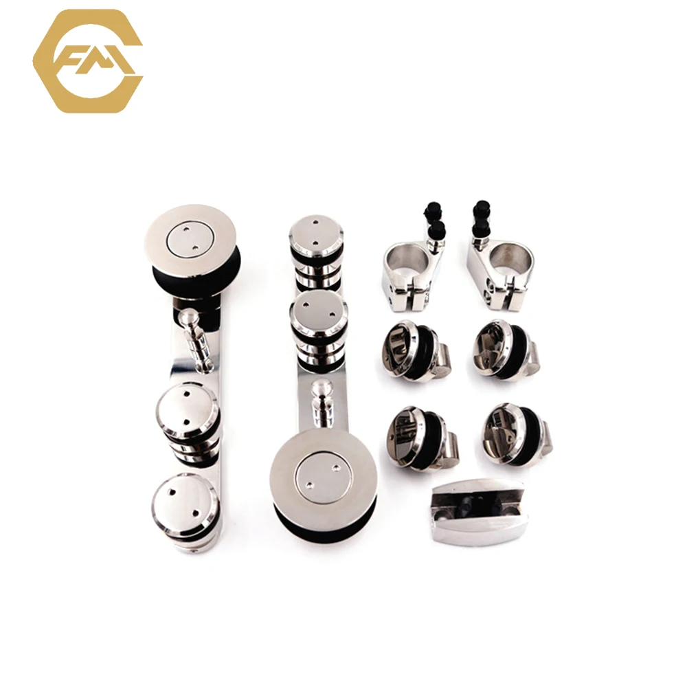 FAM 0051 нержавеющая сталь 304 выполненные раздвижная душевая комната стекла для раздвижных дверей фурнитура