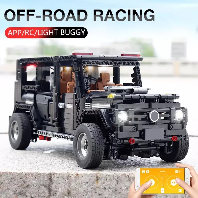 Mould King 13070 SUV Off-Road Vehicle High-Tech Car Moc App Version Car Building Blocks Set For Birthday Gifts