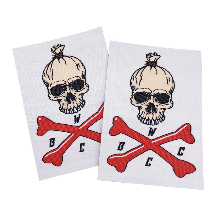 Clothing Labels Iron On Soft Fabric Brand Tags For Clothing Polyester Garment Clothes Labels Tags