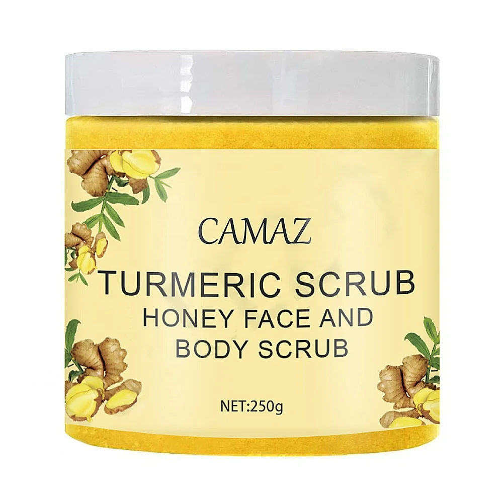Turmeric Body Scrub cleansing anti aging scrub brightening exfoliating dull skin ginger body wash face scrub for skincare