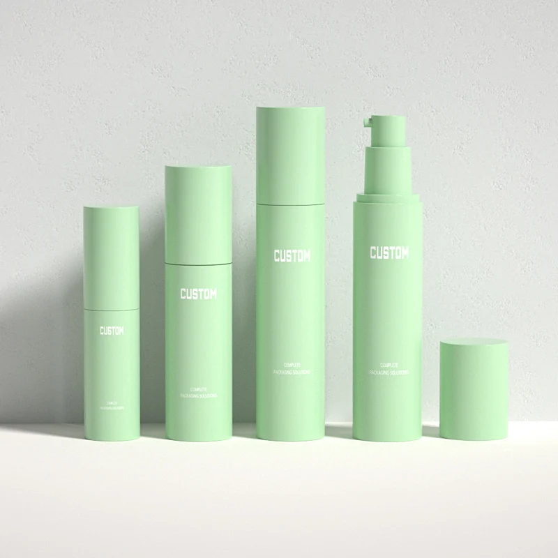 Hot sale 15ml 30ml 50ml pink airless pump bottle cosmetic package container