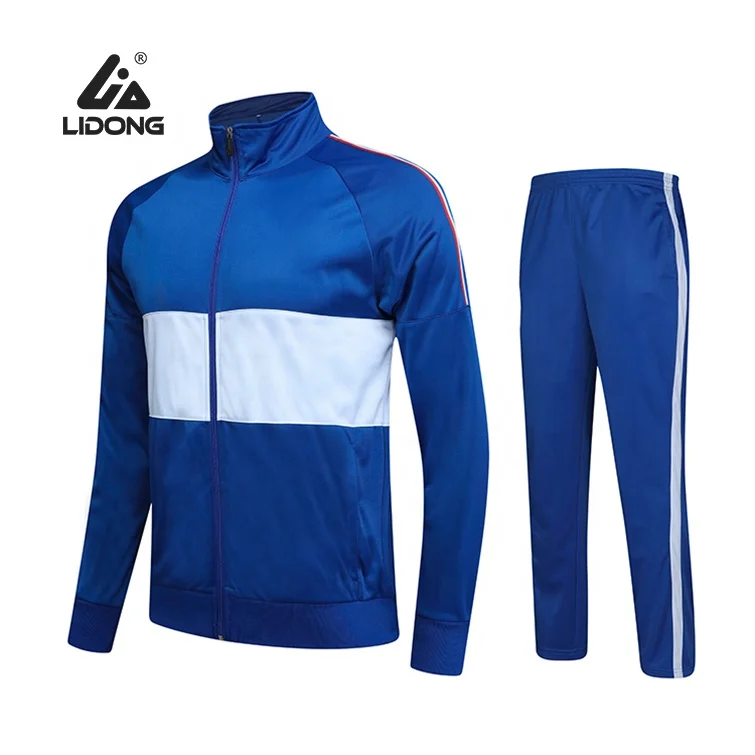 
High quality football training Tracksuit jacket set, custom sportswear sports jacket sportswear wholesale 