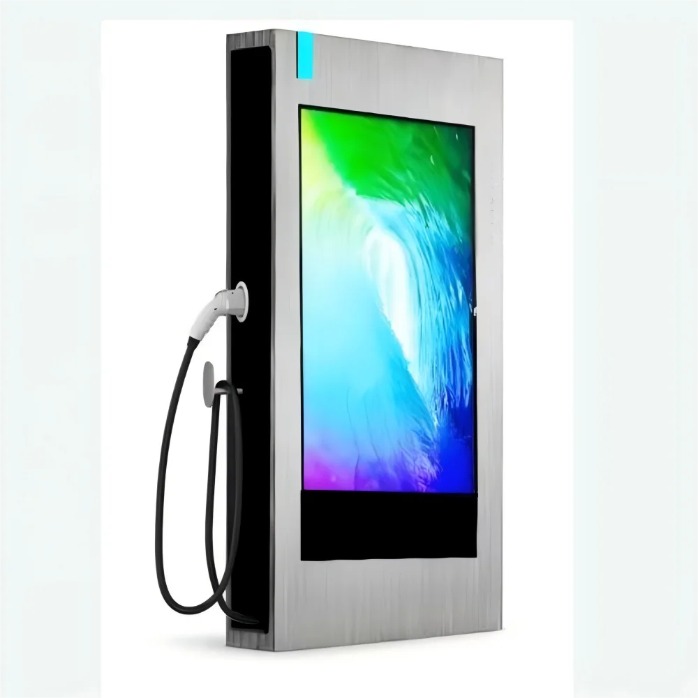 Touch Screen electric vehicle ev charger fast charging station