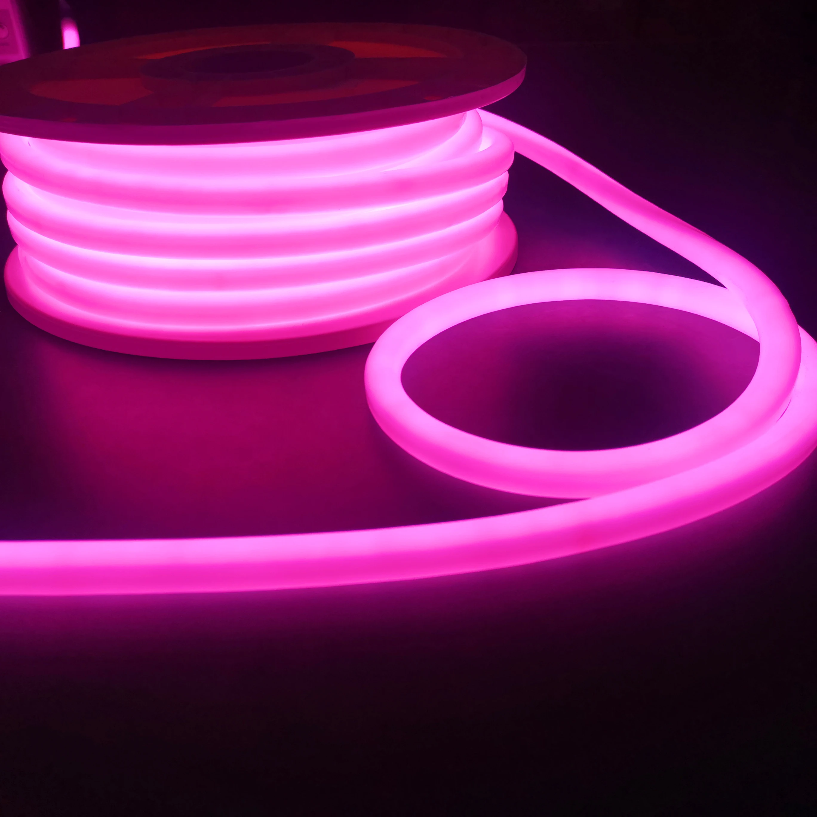 Неоновый свет Rgb с полным покрытием 360 градусов неоновая полоса света 16 мм 25 пользовательского калибра Люз светодиодный неоновый гибкий