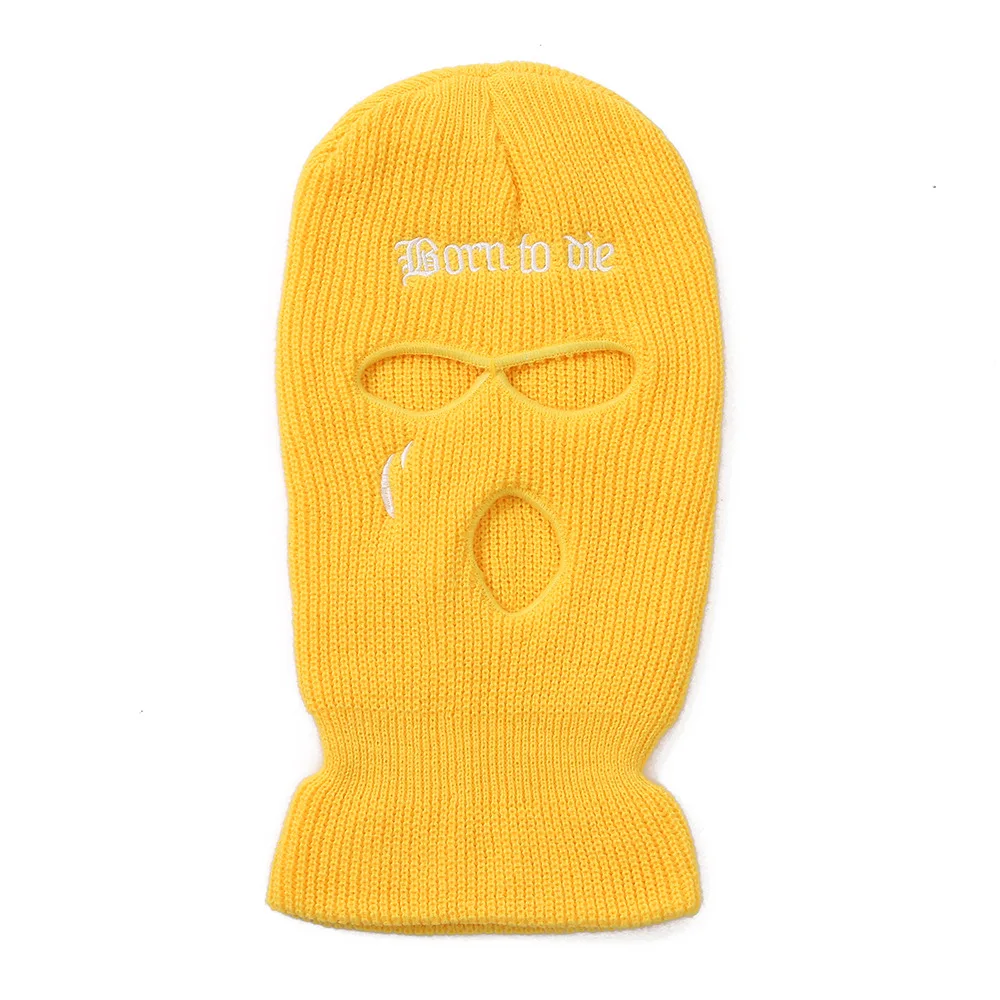 New Knitting Beanies 3 hole Hat Men Women Paragraph Quality Cap Warm Fashion Hundred Take Cold Cap for Women Hats with Logo
