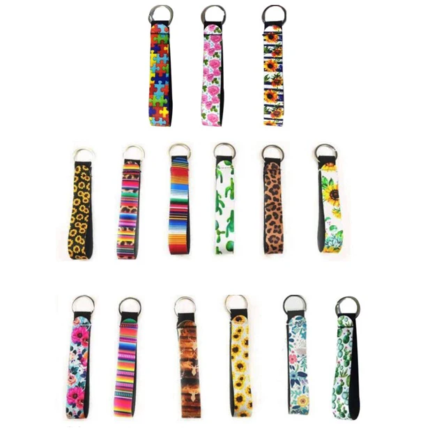 RTS Neoprene Bracelet Wristband Key Fob wrist strap keychain