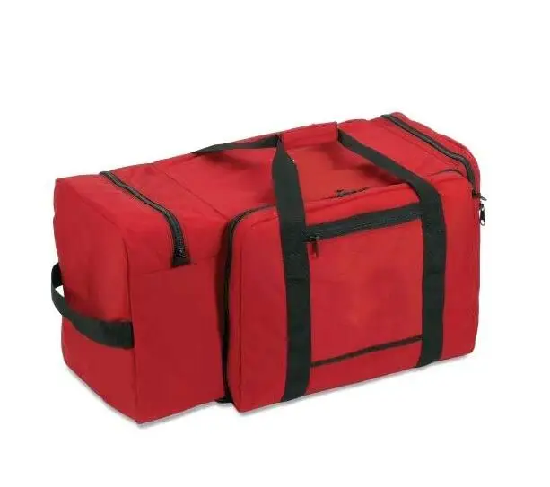 Heavy Duty Polyester Wholesale Rescue Turnout Fire Gear Tote Duffel Bag Large Capacity Firefighter Bag with Helmet Pocket
