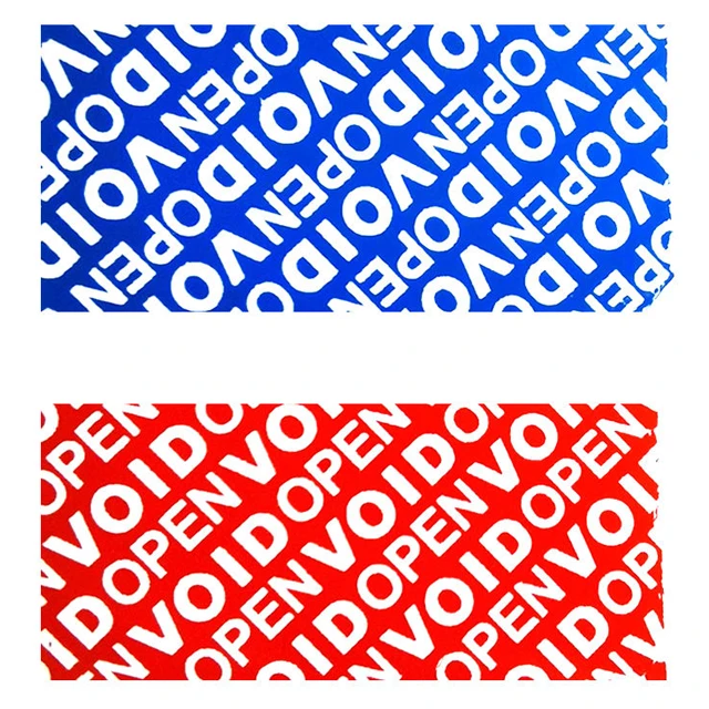 Custom Waterproof Security Labels Sticker If Seal Broken Warranty Void Screw Label