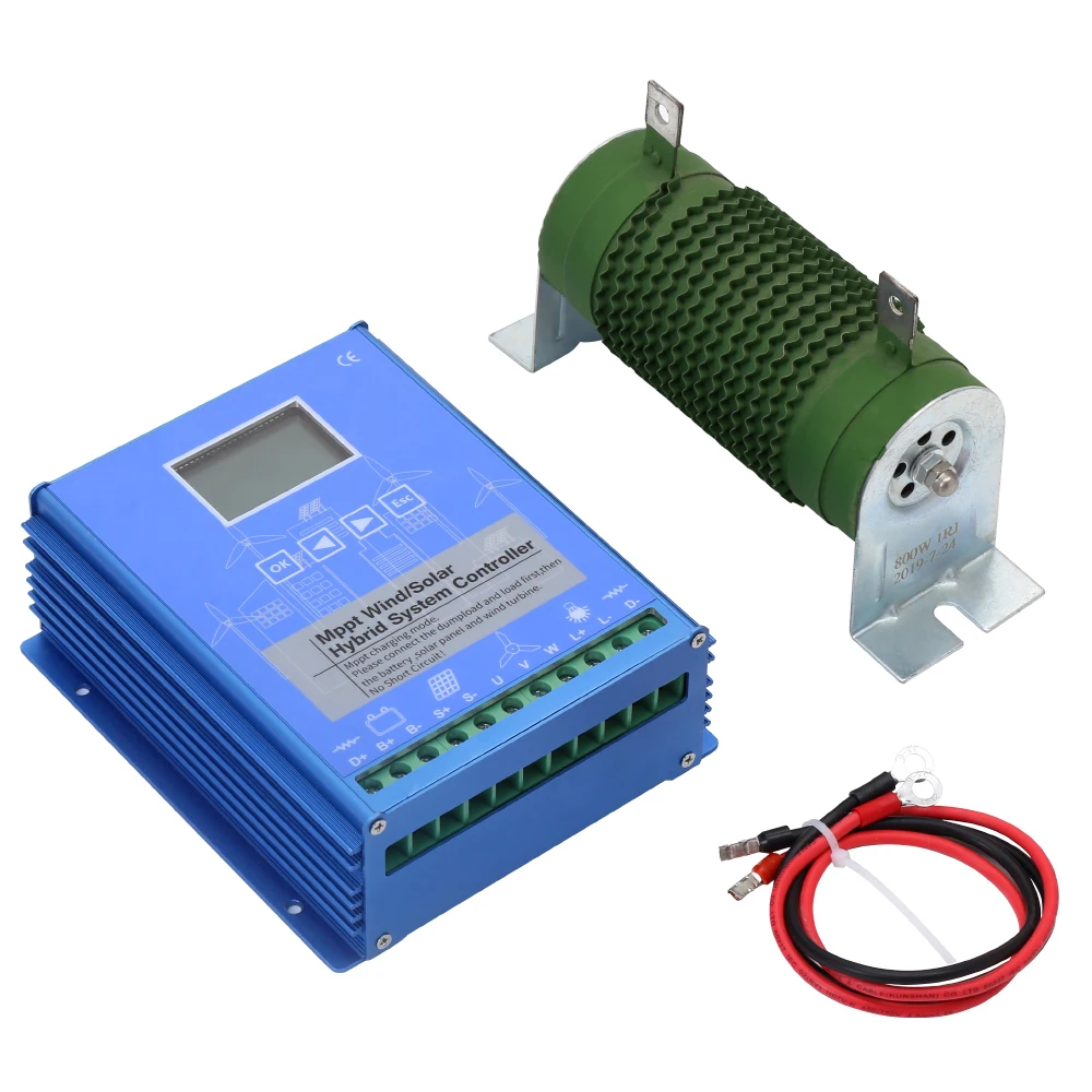 600w 800w 1000w 1500 Wind Turbine Charge Controller 12v 24vAUTO 48v MPPT LOW WIND SPEED CONTROLLER for Streetlight