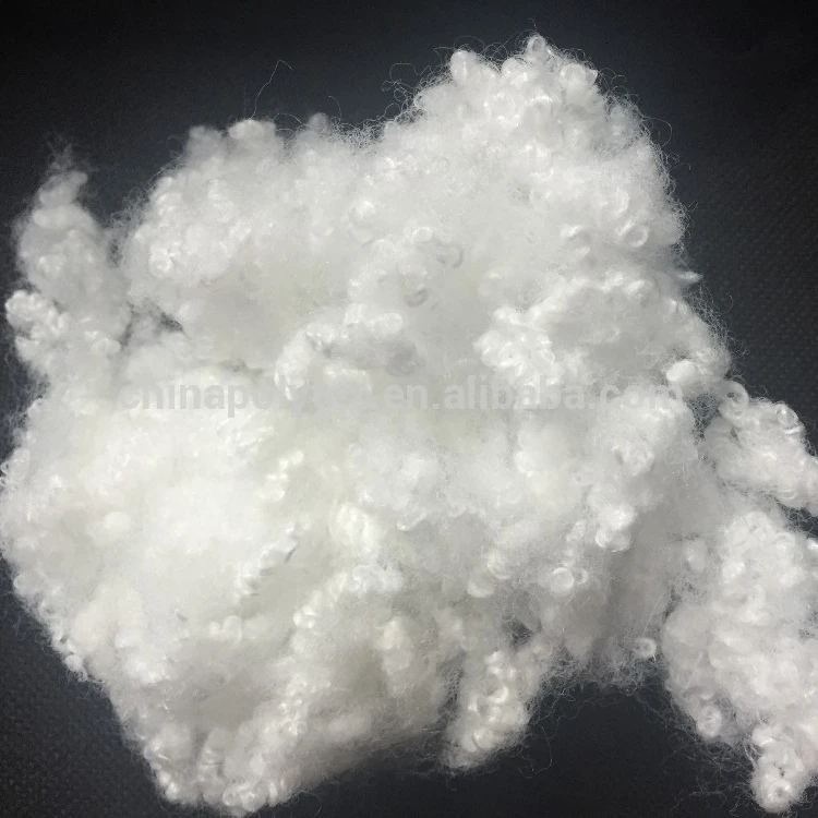 Flame retardant  hollow conjugate silicone polyester staple fiber flame retardant polyester stable fiber