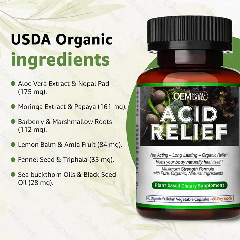 New Arrival Acid Reducer Acid Indigestion Relief Supplement