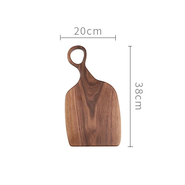 Black walnut wooden steak board bread food supplement fruit cutting board solid wood cutting board