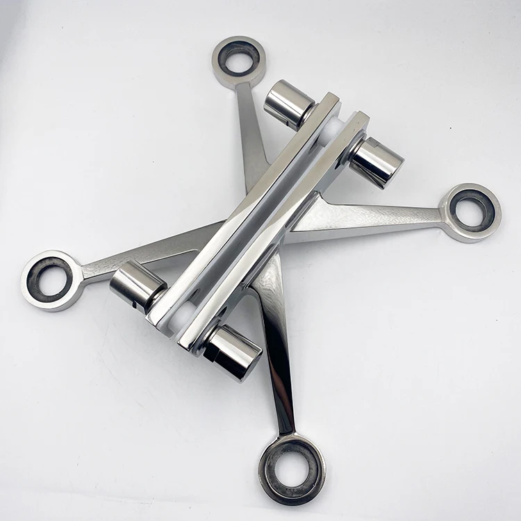 
Glass Curtain Wall Fittings Stainless Steel 4 Way Point Type Glass Spider /Spider Fittings For Glass Facade Wall System 